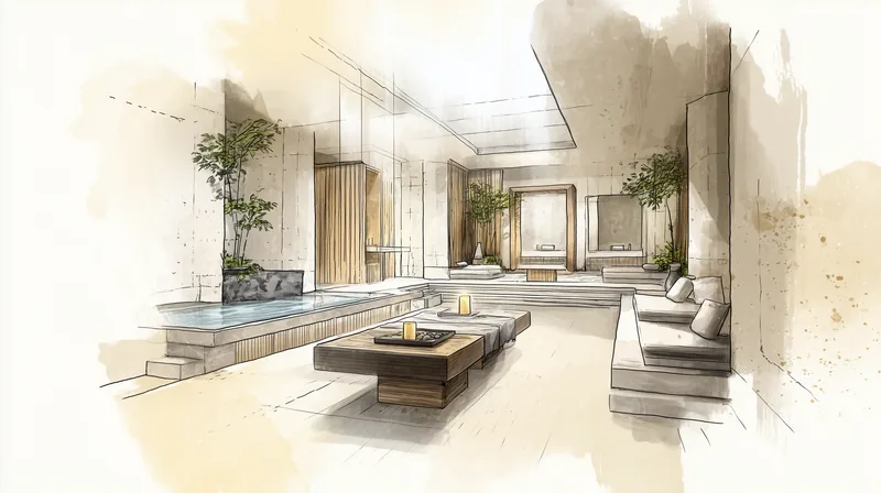 Wellness prostor s diskretnom ambijentalnom atmosferom